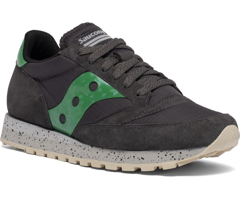 Women's Saucony Jazz 81 Originals Black / Green | Singapore 033UZGT